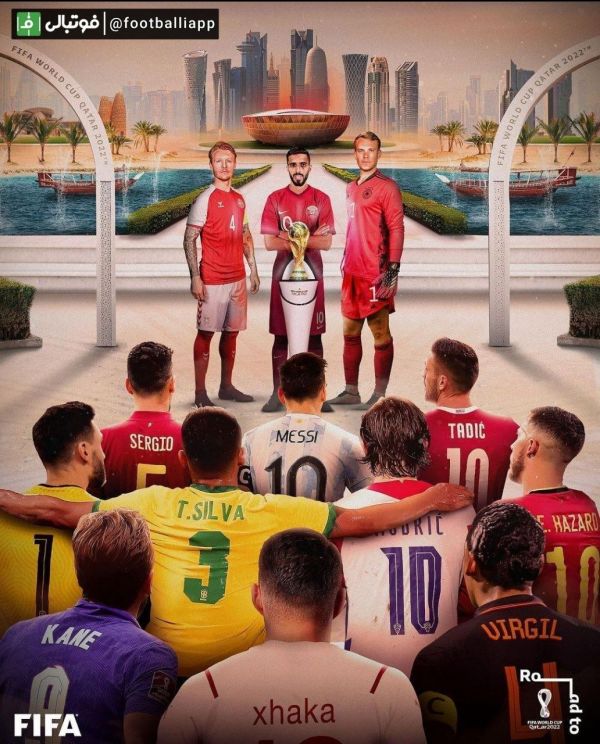  طرح فیفا از تیم هایی که تاکنون به جام جهانی قطر صعود کرده اند