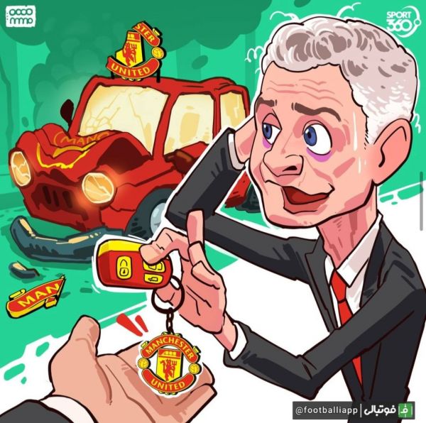  کاریکاتور  سولسشر دیگر هدایت شیاطین سرخ را برعهده ندارد