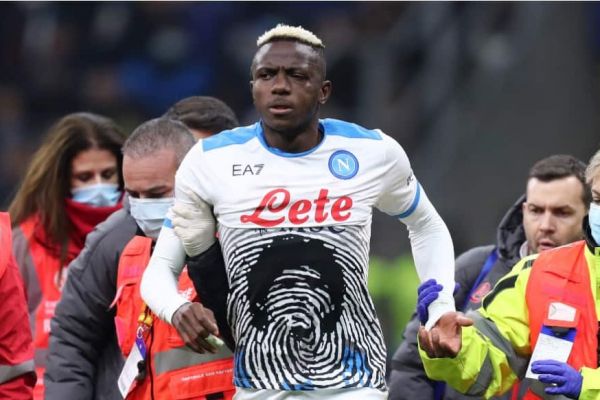 خبر بد برای ناپلیها مصدومیت وحشتناک مهاجم نیجریهای از ناحیه صورت