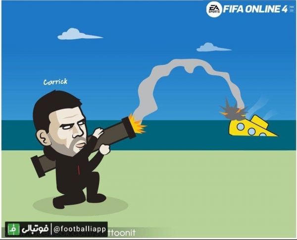  کاریکاتور  طرح کارتونی جالب به بهانه اولین پیروزی منچستریونایتد بعد از سولسشر