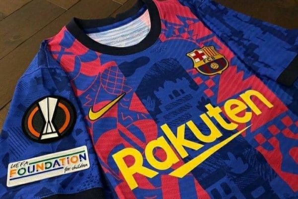 لباس ویژه بارسلونا برای رقابتهای لیگ اروپا عکس