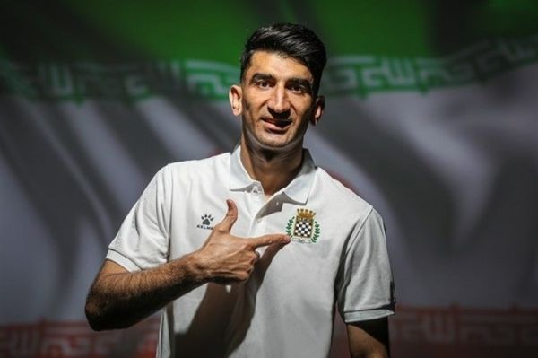 بیرانوند بهترین بازیکن بواویشتا در تقابل با اسپورتینگ عکس