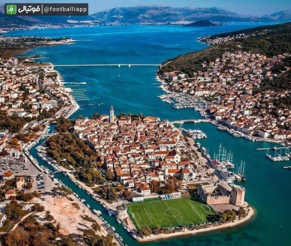  تصویری از زمین فوتبالی جذاب در کشور کرواسی