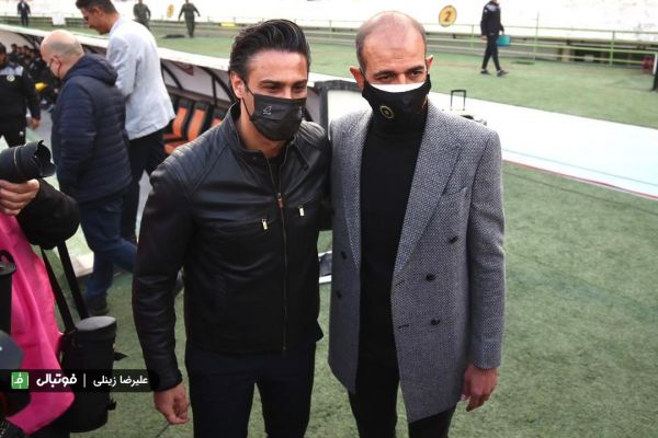 حاشیه بازی استقلال و سپاهان اقدام جالب نویدکیا و عصبانیت بازیکن سپاهان