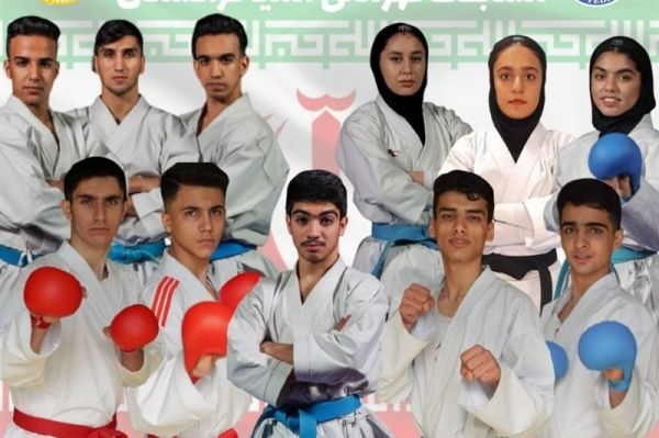  کاراته قهرمانی آسیا  ۱۰ مدال رنگارنگ حاصل کار نمایندگان ایران در پایان روز نخست