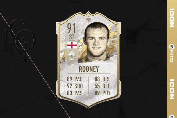 وین رونی در تیم اسطورههای فیفا 22 چه امتیازی دارد