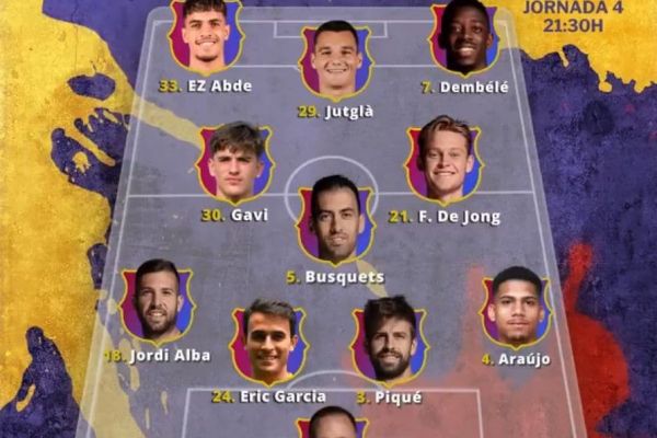  ترکیب بارسلونا و سویا؛ عبده در ترکیب تیم ژاوی برای آخرین بازی سال