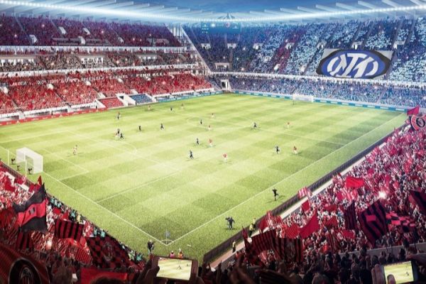 رسمی؛ میلان و اینتر از ورزشگاه مشترک جدید خود رونمایی کردند تصاویر