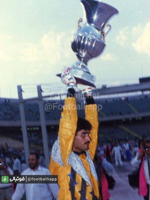  نوستالژی  بهزاد غلامپور همراه با جام قهرمانی حذفی کشور در فصل ۷۵-۷۴