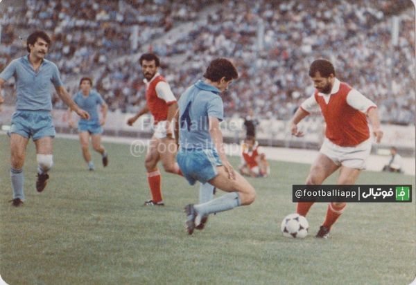  نوستالژی  علی پروین و ضیا عربشاهی در جام باشگاههای تهران در سال ۶۴