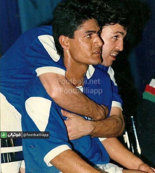  نوستالژی  جواد زرینچه و علی حاج اکبری در جام رمضان در سال۱۳۷۲