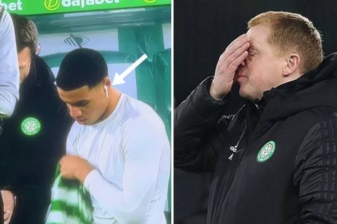  تصویر روز؛ بازیکنی که می‌خواست با ایرپاد وارد زمین مسابقه شود