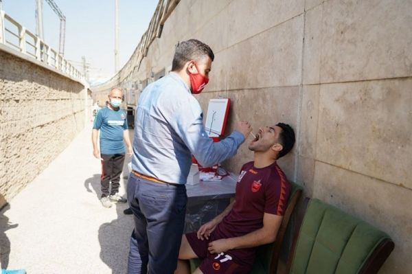  پرسپولیسی‌ها تست کرونا دادند
