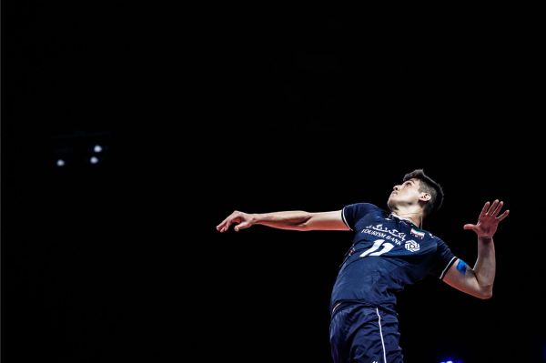 کاظمی پنجمین مهاجم و بازیکن امتیازآور لیگ ملتهای والیبال شد