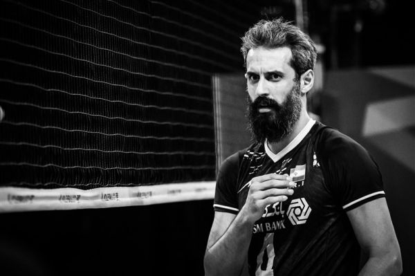 لیگ ملتهای والیبال علاقه خاص عکاس ایتالیایی به سعید معروف + تصاویر