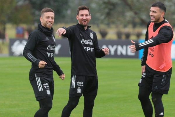  عکس؛ چهره خندان مسی در روز تولدش در تمرین آرژانتین