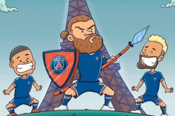 طرح؛ راموس نگهبان جدید برج ایفل و نیمار و امباپه