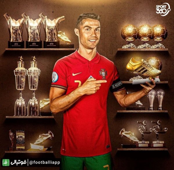  طرح  کفش‌طلای یورو 2020 که به افتخارات فردی کریستیانو رونالدو اضافه شد