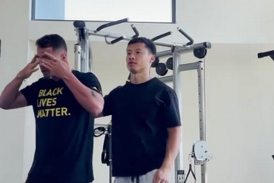 اشکهای مهاجم سابق رئال مادرید در حین تمرینات پرفشار