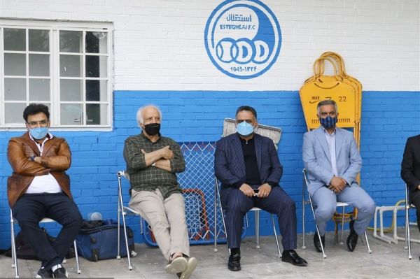  حضور عبدیان در تمرین استقلال