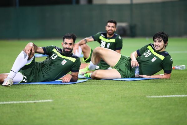 گزارش تصویری  اولین تمرین تیم ملی فوتبال ایران در دبی