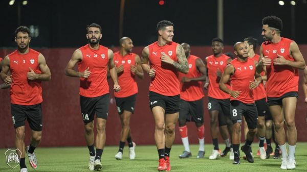  اولین تمرین شجاع در کنار خامس رودریگز  عکس