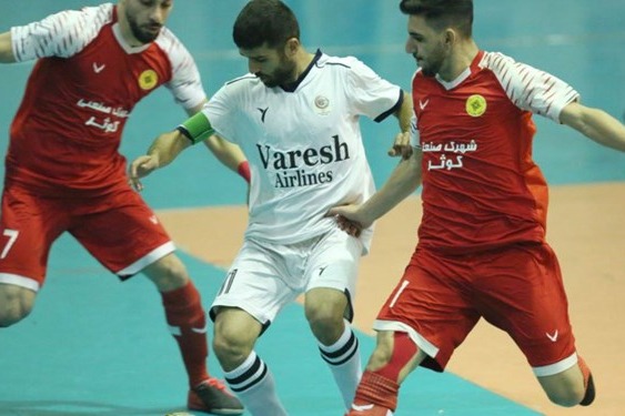  پیروزی پرگل گیتی پسند و توقف مس در لیگ فوتسال