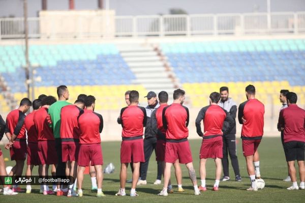 گزارش تمرین پرسپولیس مرور کارهای تاکتیکی برای بازی با پیکان و فوتبال درون تیمی سرخپوشان
