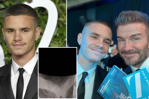 عکس؛ کپیبرداری رومئو بکام از خالکوبی پدرش