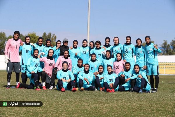 گزارش تصویری تمرین تیم ملی فوتبال بانوان شنبه ۱۸ دی
