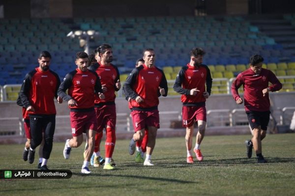  گزارش تمرین پرسپولیس  بازگشت یک مصدوم و غیبت 4 بازیکن در روز تمرین سرخپوشان