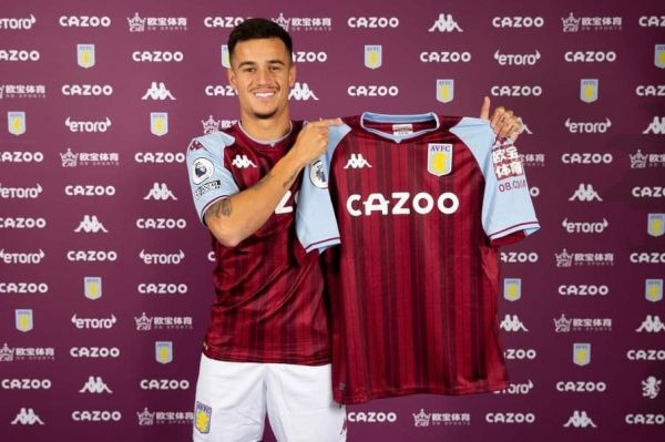  اولین عکس از هافبک برزیلی بارسلونا در لباس استون ویلا