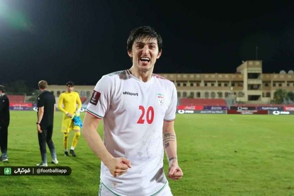 پیام سردار برای بازیکن تیم ملی فوتبال عراق عکس