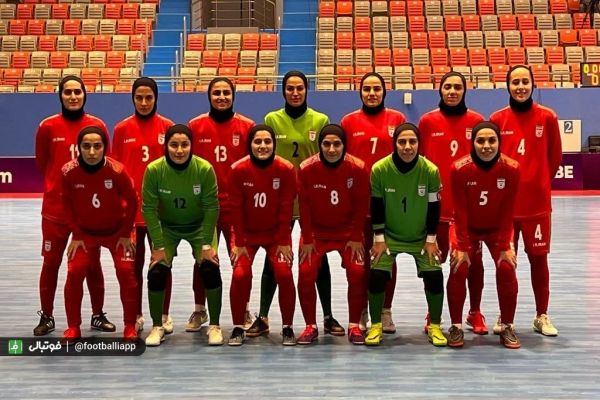 مسابقات کافا پیروزی 5 گله تیم ملی فوتسال بانوان مقابل قرقیزستان