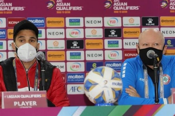  سرمربی لبنان  امیدوارم نتیجه خوبی برابر کره جنوبی کسب کنیم