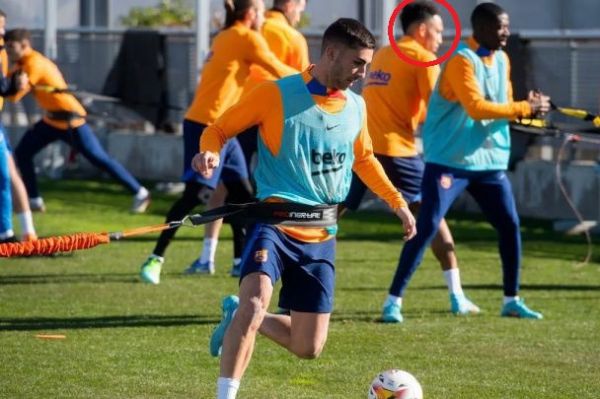  گاف سایت بارسلونا در انتشار عکس تمرین کردن اوبامیانگ