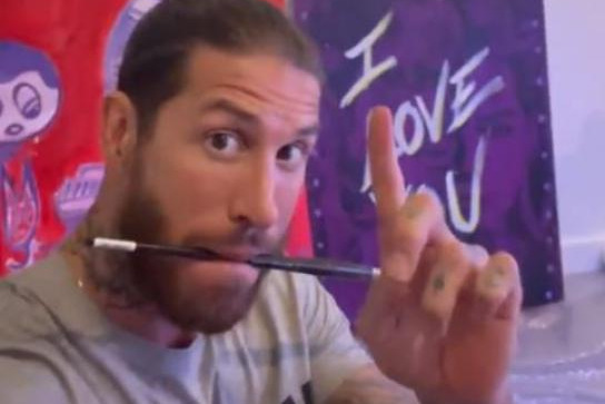  هنر جدید ستاره سابق رئال مادرید  نقاشی