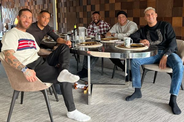 عکس؛ ضیافت شام بازیکنان پیاسجی با حضور دو رئالی سابق