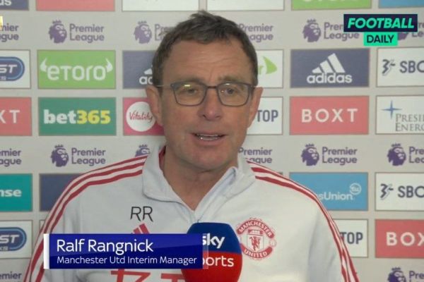 صحبتهای رانگنیک پس از کسب پیروزی شیاطینسرخ مقابل لیدزیونایتد