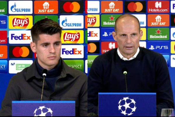 صحبتهای الگری و موراتا پیش از بازی یوونتوس مقابل ویارئال در لیگ قهرمانان