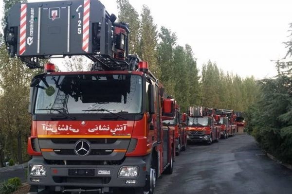 آتشسوزی در ساختمان مشترک فدراسیونهای ورزشی در ورزشگاه شیرودی