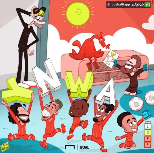  کاریکاتور  فاصله لیورپول تا صدر به سه امتیاز رسید؛ امیدها برای قهرمانی زنده‌شد