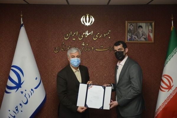  اهدای حکم ریاست جواد داوری رییس فدراسیون بسکتبال