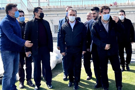  بازدید رییس فراکسیون ورزش مجلس شورای اسلامی از امکانات باشگاه تراکتور