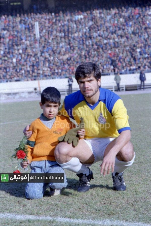  نوستالژی  مهرداد فیض اربابی مهاجم زهردار وحدت در دهه شصت