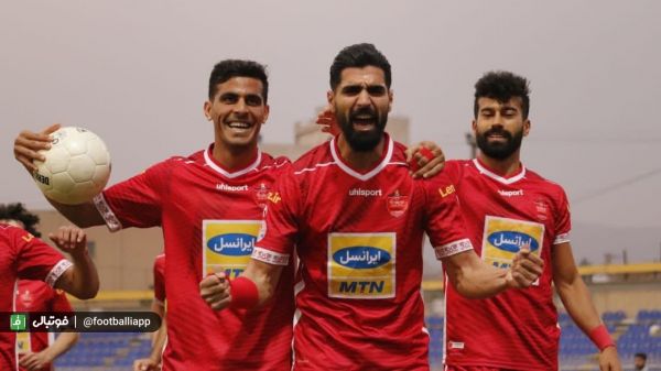 نفت مسجدسلیمان یک - پرسپولیس 2 دو گل و دو سر و سه امتیاز پیش دربی یک نیمه راحت الحلقوم، یک نیمه گلوگیر