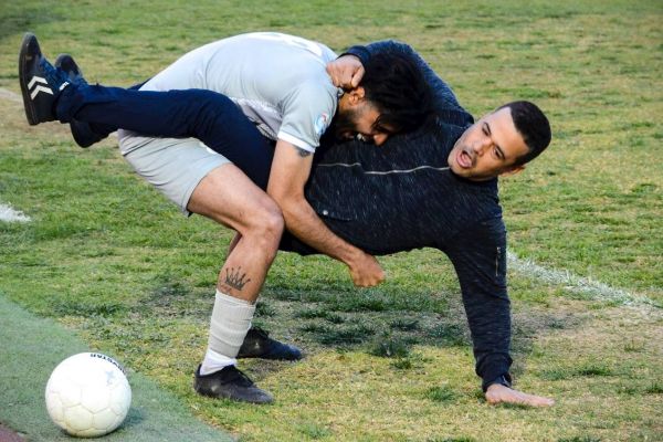 فن کشتی طاهران به سیدعباسی بعد از پیروزی ارزشمند