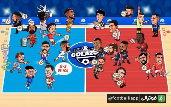  کاریکاتور  مرحله یک هشتم نهایی لیگ قهرمانان اروپا