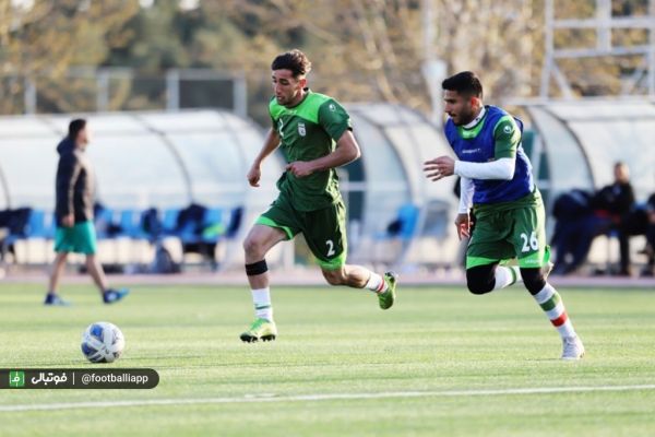  گزارش تصویری  تمرین تیم ملی امید جمعه ۲۷ اسفند