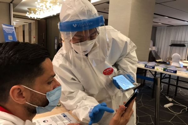  گزارش تصویری  تستPCR کاروان تیم ملی فوتبال در کره جنوبی